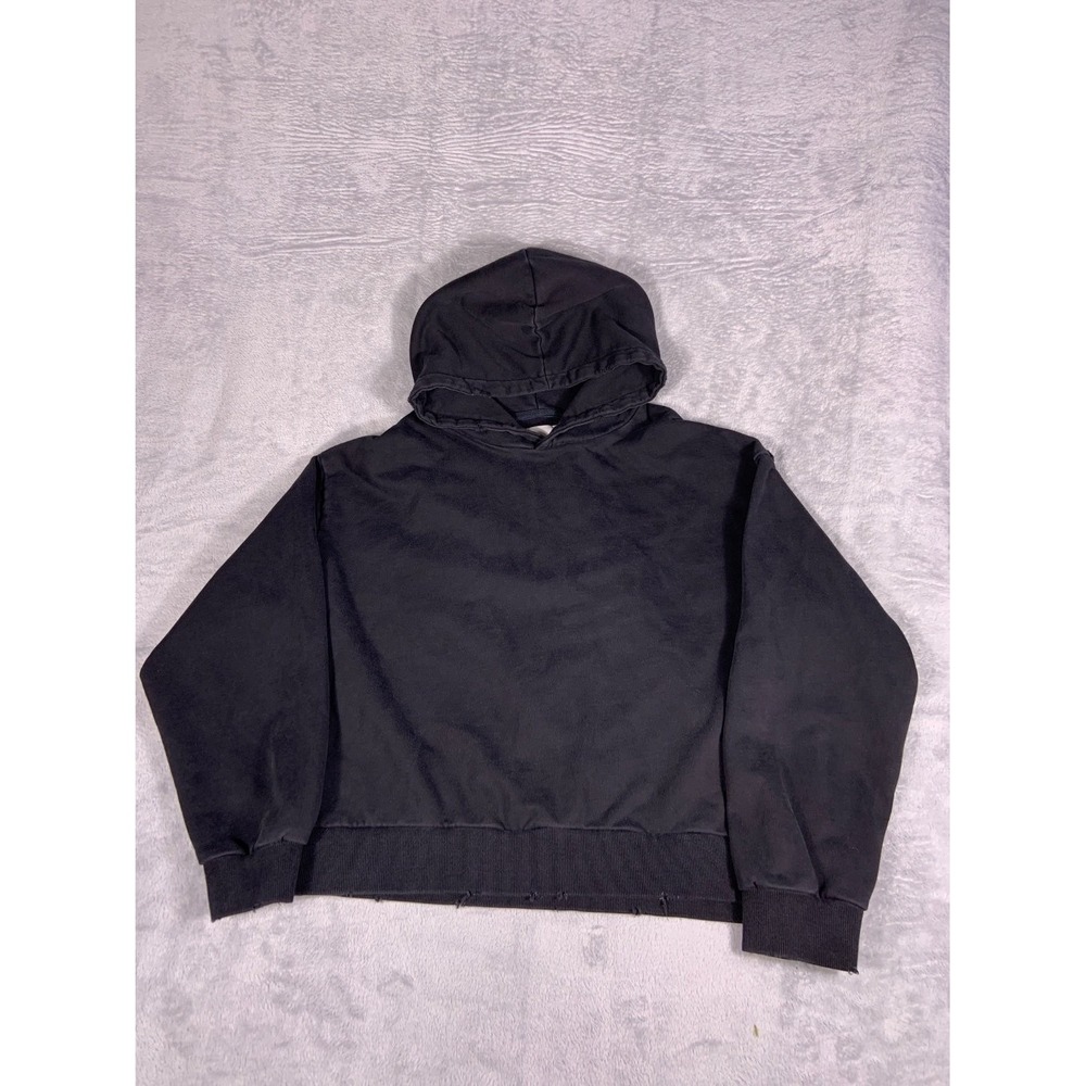 Found Hoodie Mens L Black Long Sleeve Hooded